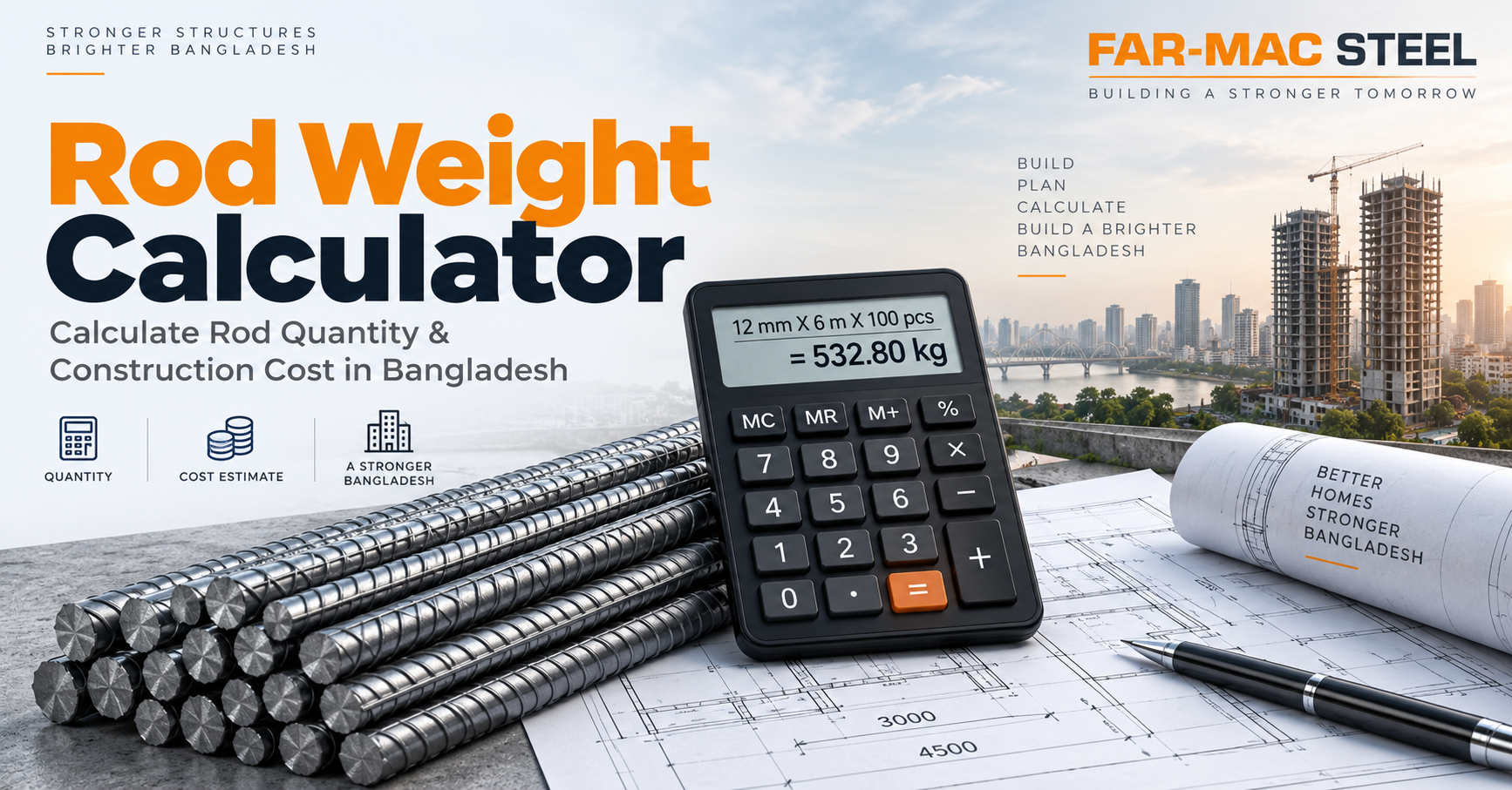 Rod Weight Calculator Bangladesh | FAR-MAC STEEL