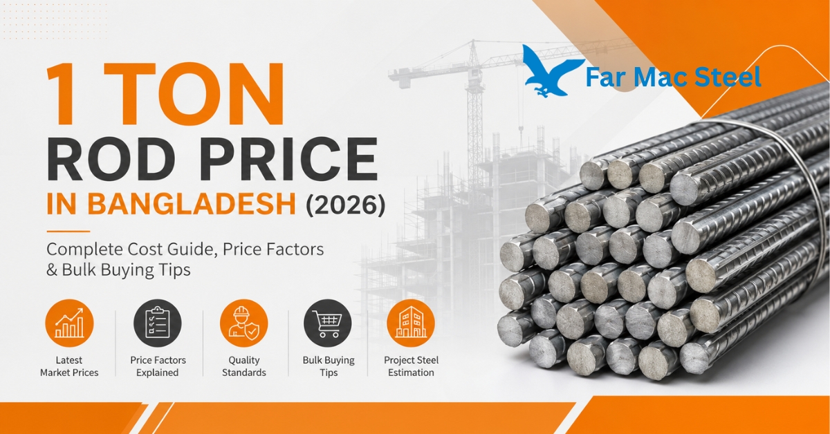 1 Ton Rod Price in Bangladesh 2026 | FAR-MAC STEEL