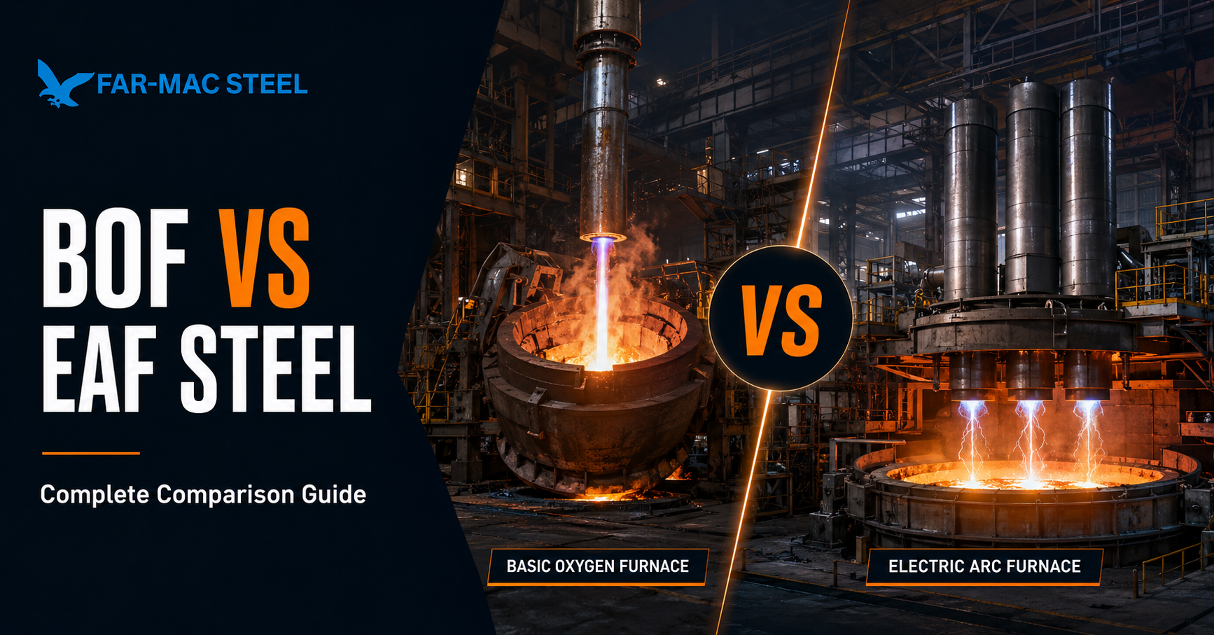 BOF vs EAF Steel Differences | FAR-MAC STEEL Bangladesh
